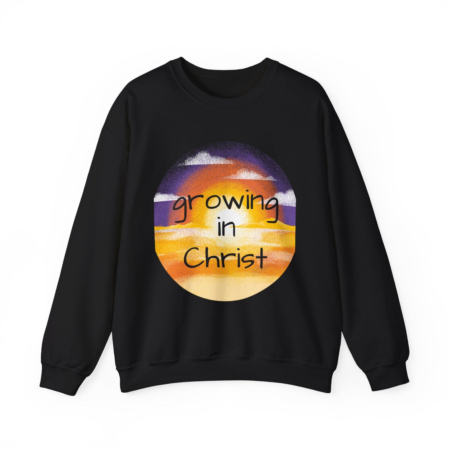 Growing in Christ Heavy Blend™ Crewneck Sweatshirt