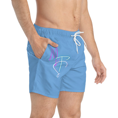 Breathe Swim Trunks - Stylish Beachwear with Palm Design for Summer Fun