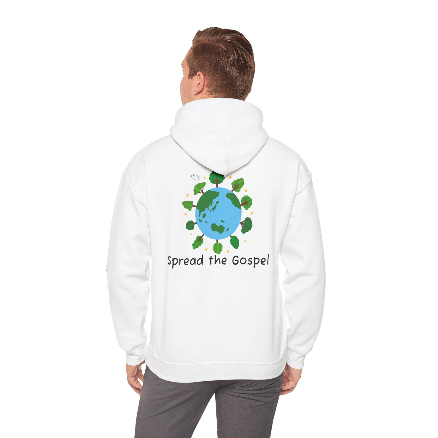 Heavy Blend™ Hoodie - World for Christ - Spread the Gospel Sweatshirt