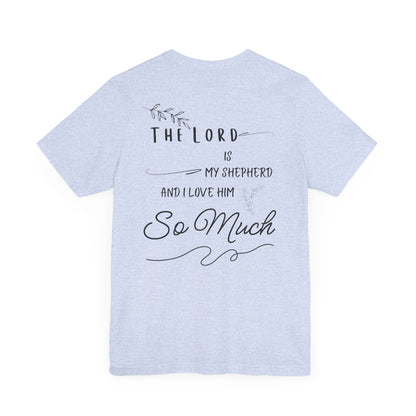 Jersey Tee - "The Lord is My Shepherd"