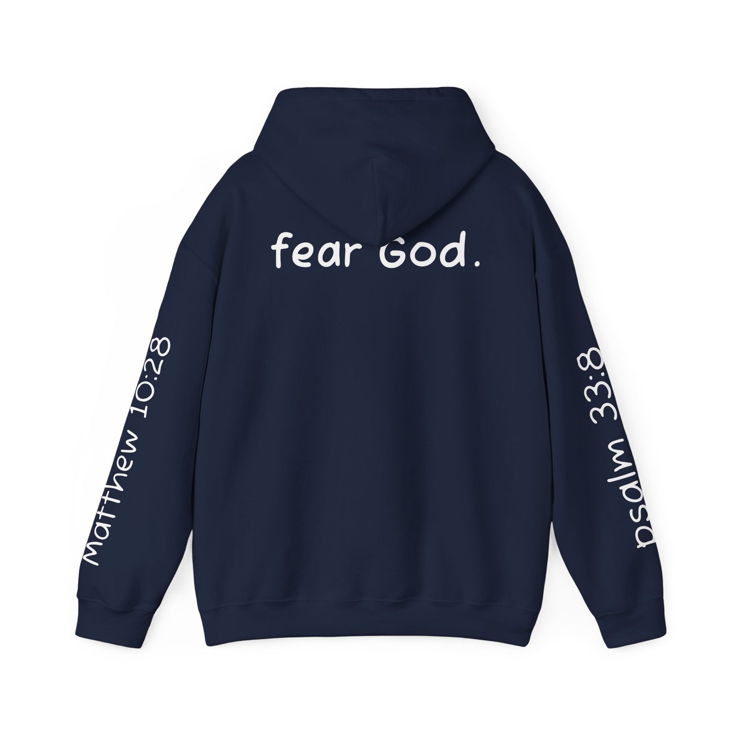 Faith-Inspired Unisex Hooded Sweatshirt with Scripture Quotes