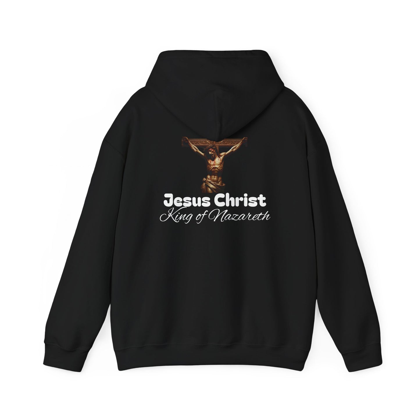 Jesus Christ King of Nazareth Hoodie - Unisex Heavy Blend Sweatshirt