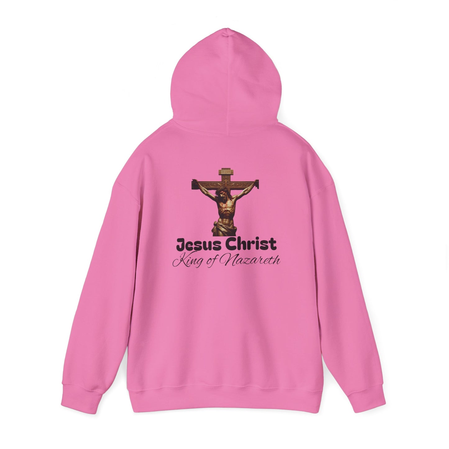 Jesus Christ King of Nazareth Hoodie - Unisex Heavy Blend Sweatshirt