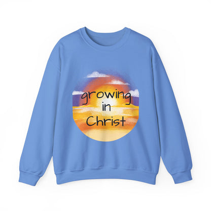 Growing in Christ Heavy Blend™ Crewneck Sweatshirt