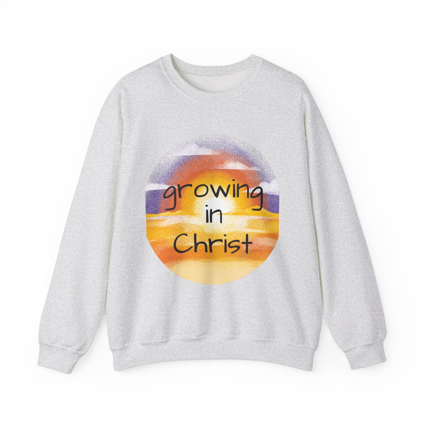 Growing in Christ Heavy Blend™ Crewneck Sweatshirt