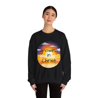 Growing in Christ Heavy Blend™ Crewneck Sweatshirt