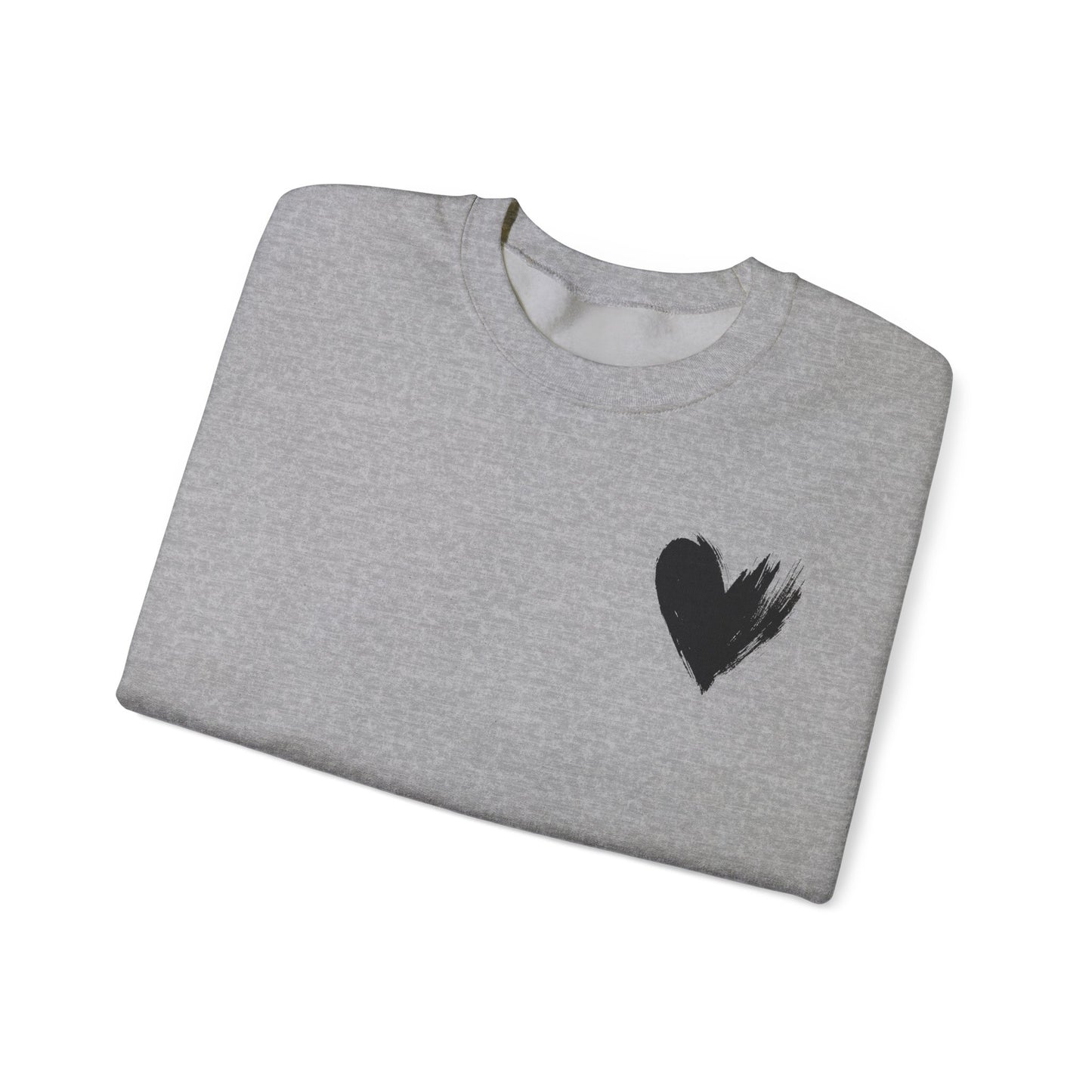 Crewneck Sweatshirt - 'I'm Just a Girl' with Heart Design