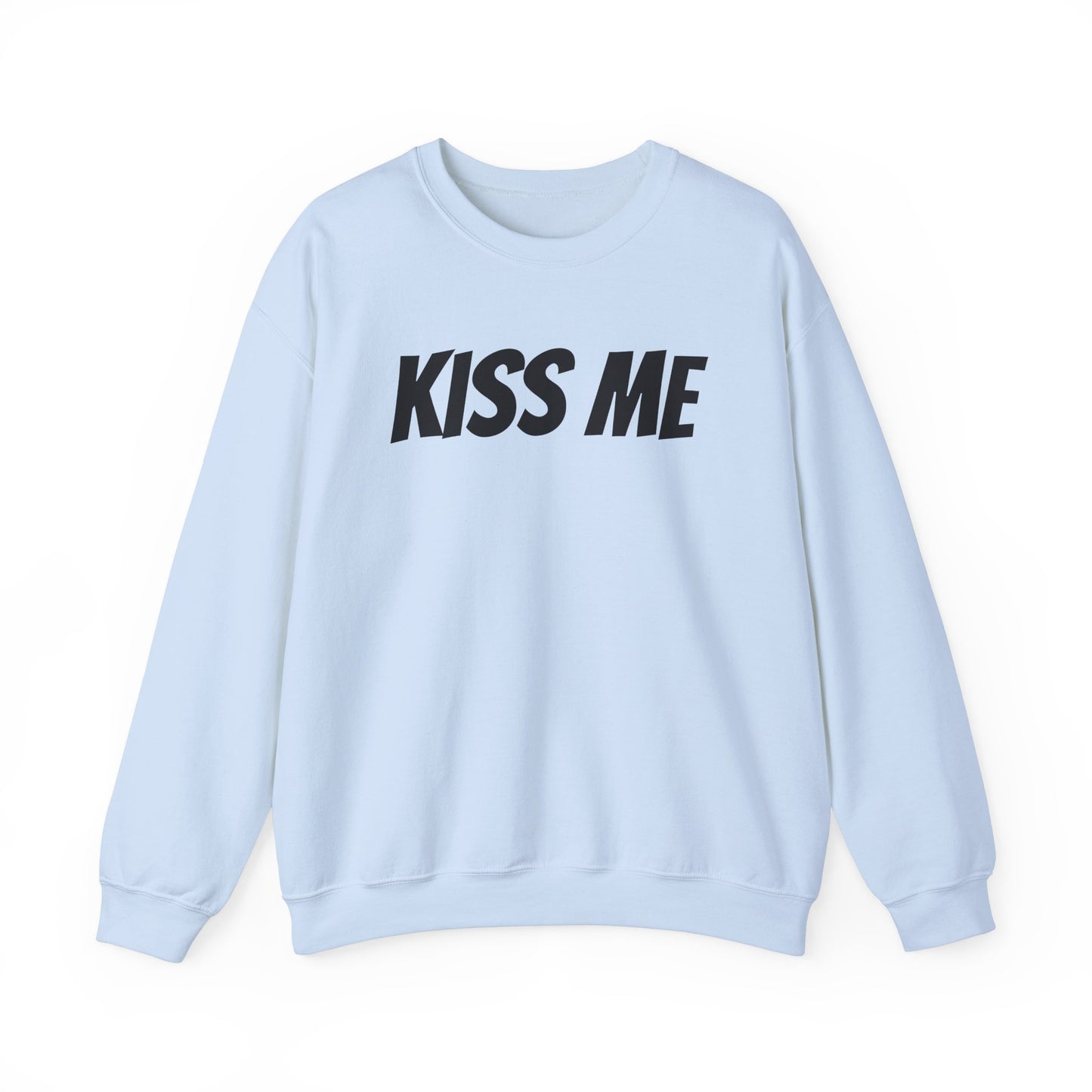 Kiss Me Unisex Heavy Blend™ Crewneck Sweatshirt - Perfect for Valentine's Day and Cozy Casual Wear