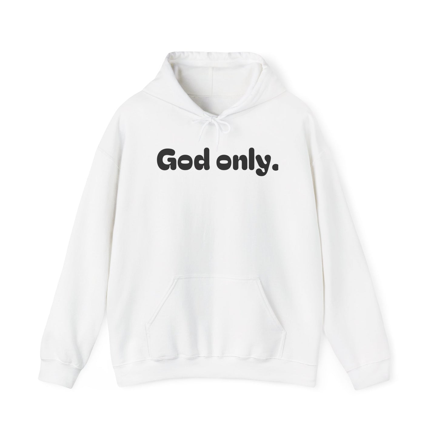 Unisex Heavy Blend™ Hooded Sweatshirt - 'God Only' Inspirational Hoodie