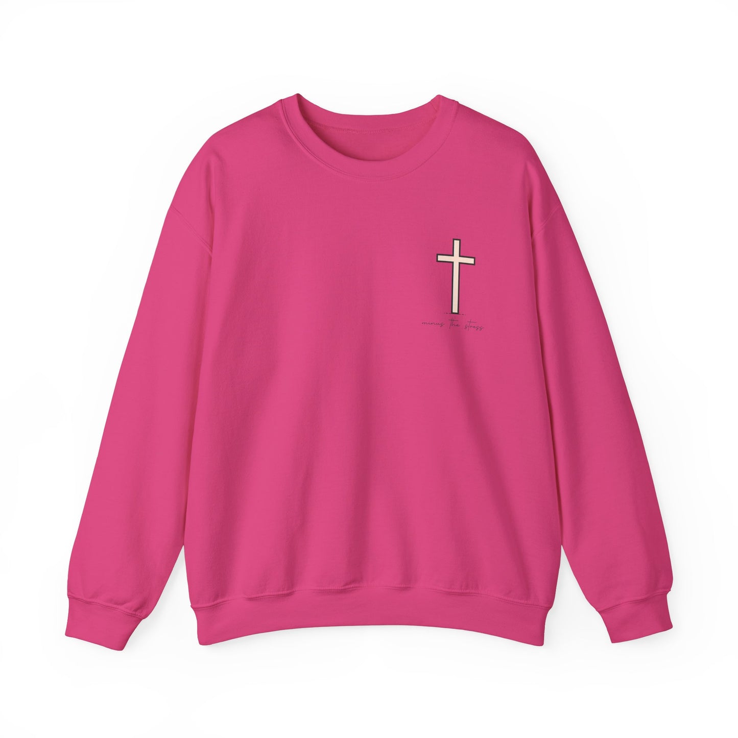 Inspirational Floral Crewneck Sweatshirt - "God Knows Best"