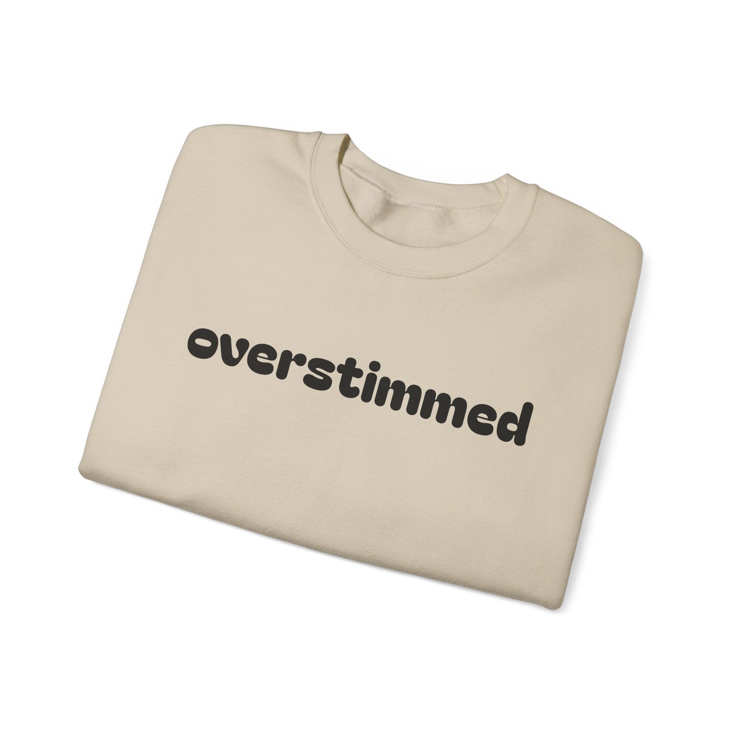 Overstimmed Crewneck Sweatshirt - Cozy Comfort for Everyday Wear