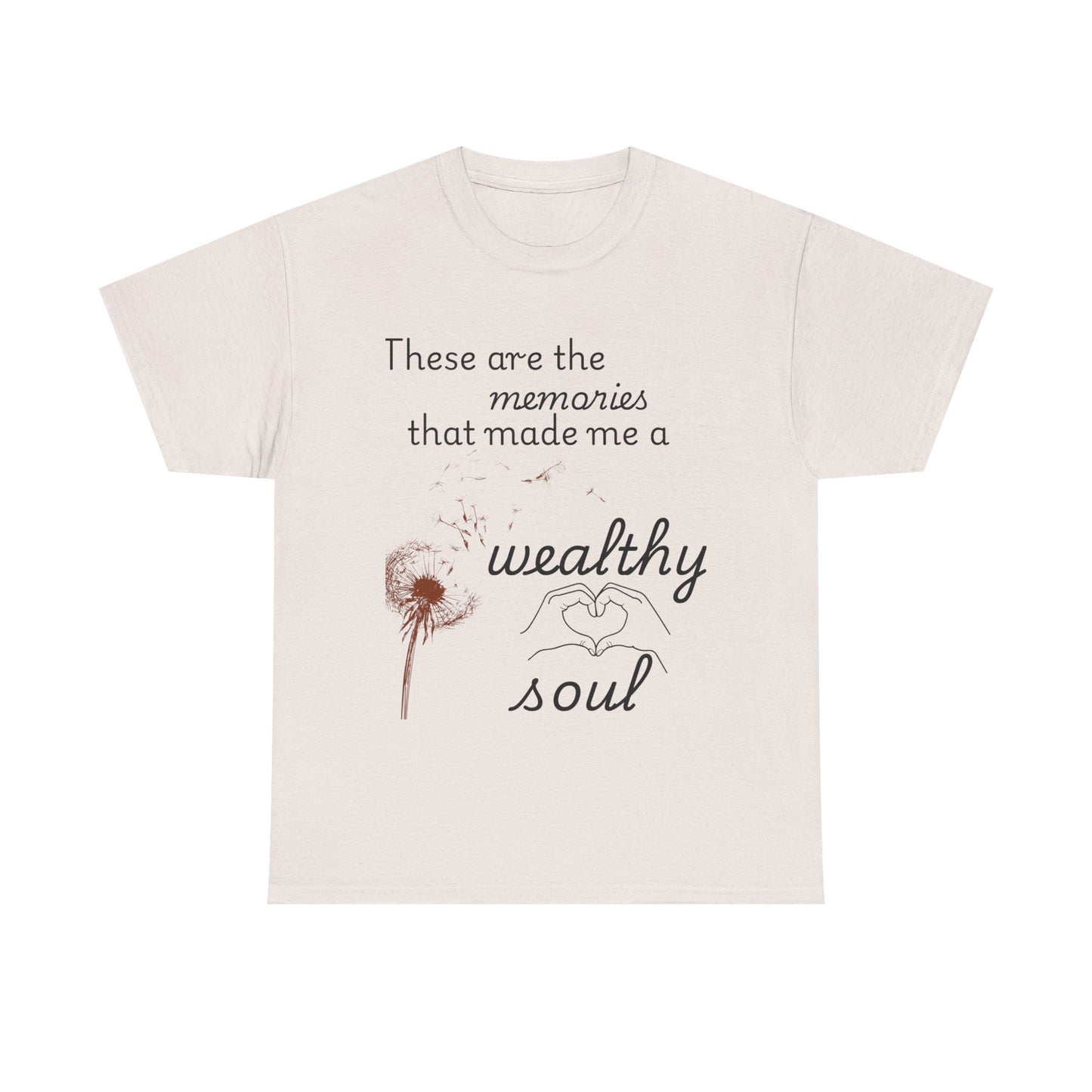 'Wealthy Soul' Inspirational Dandelion T-Shirt