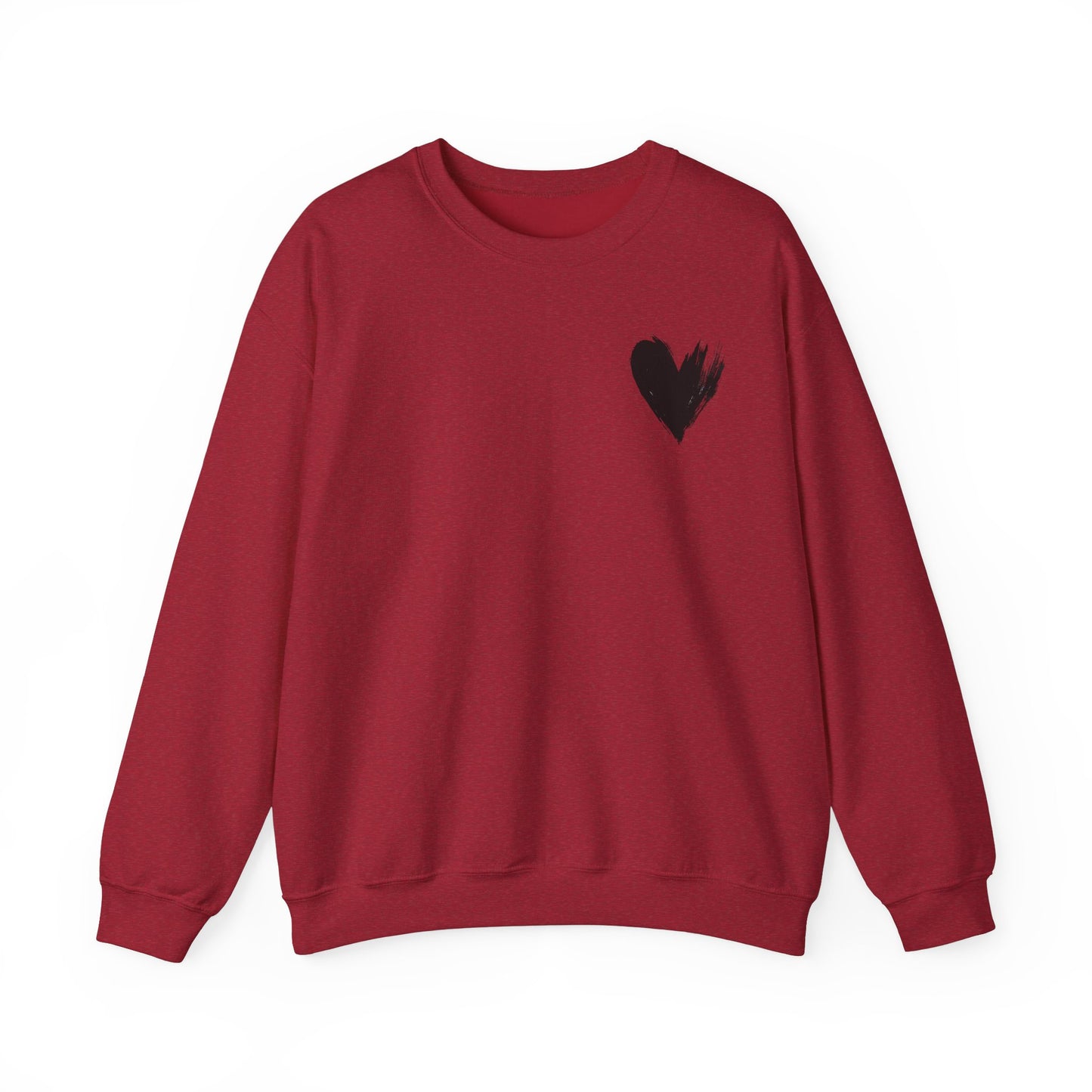 Crewneck Sweatshirt - 'I'm Just a Girl' with Heart Design