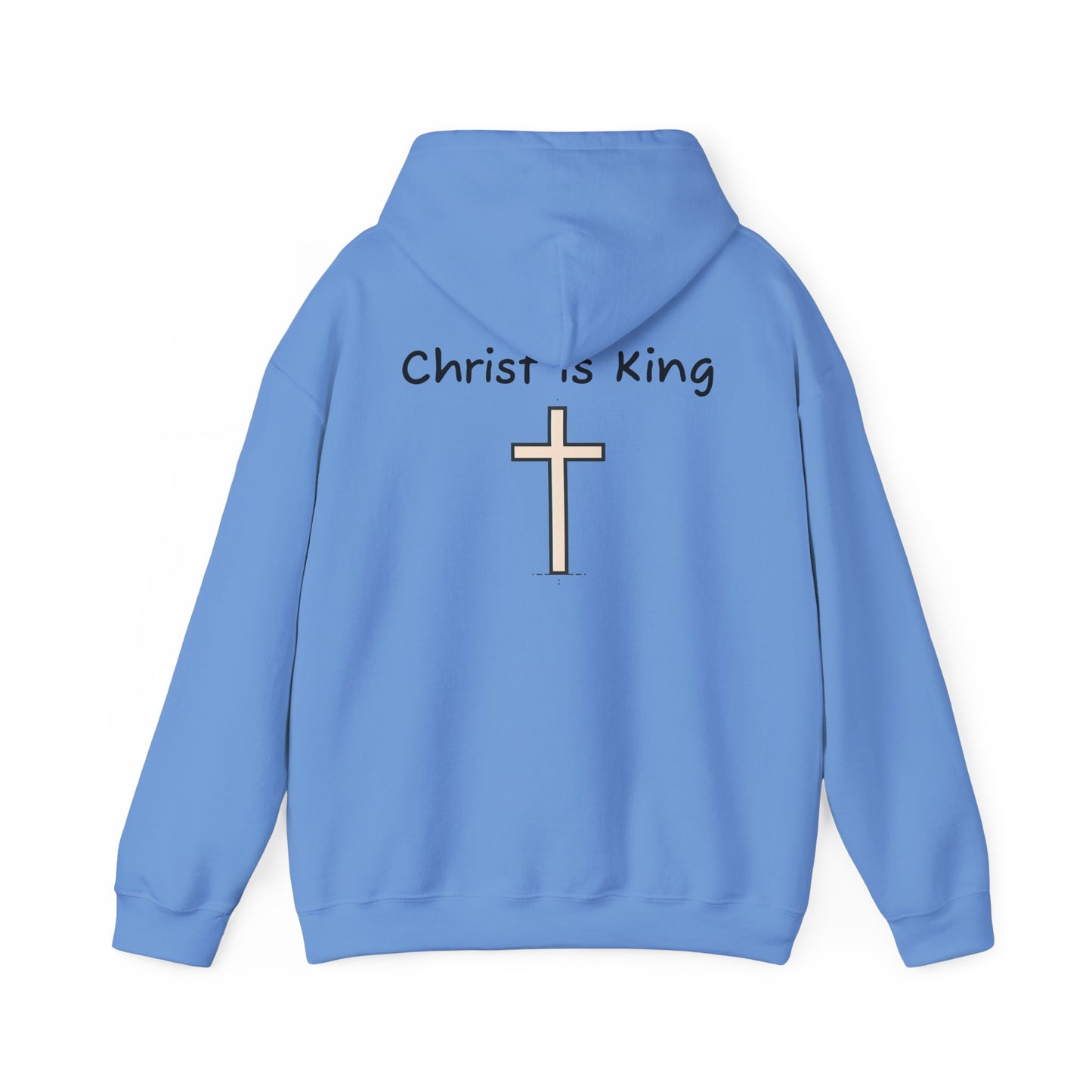 Christ is King Unisex Heavy Blend Hoodie - Inspirational Christian Sweatshirt